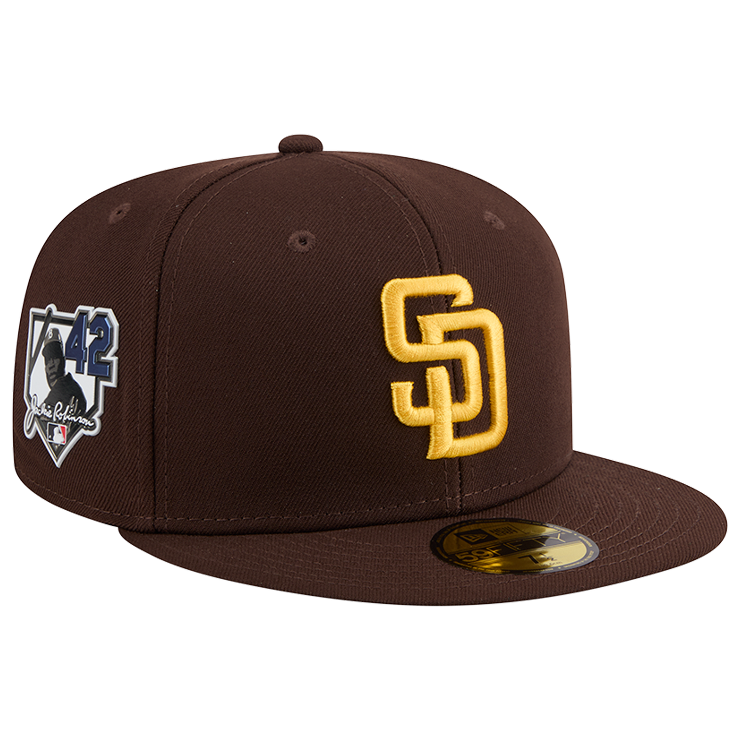 New Era Padres MLB26 JRD 5950 Cap - Men's - Brown/Yellow