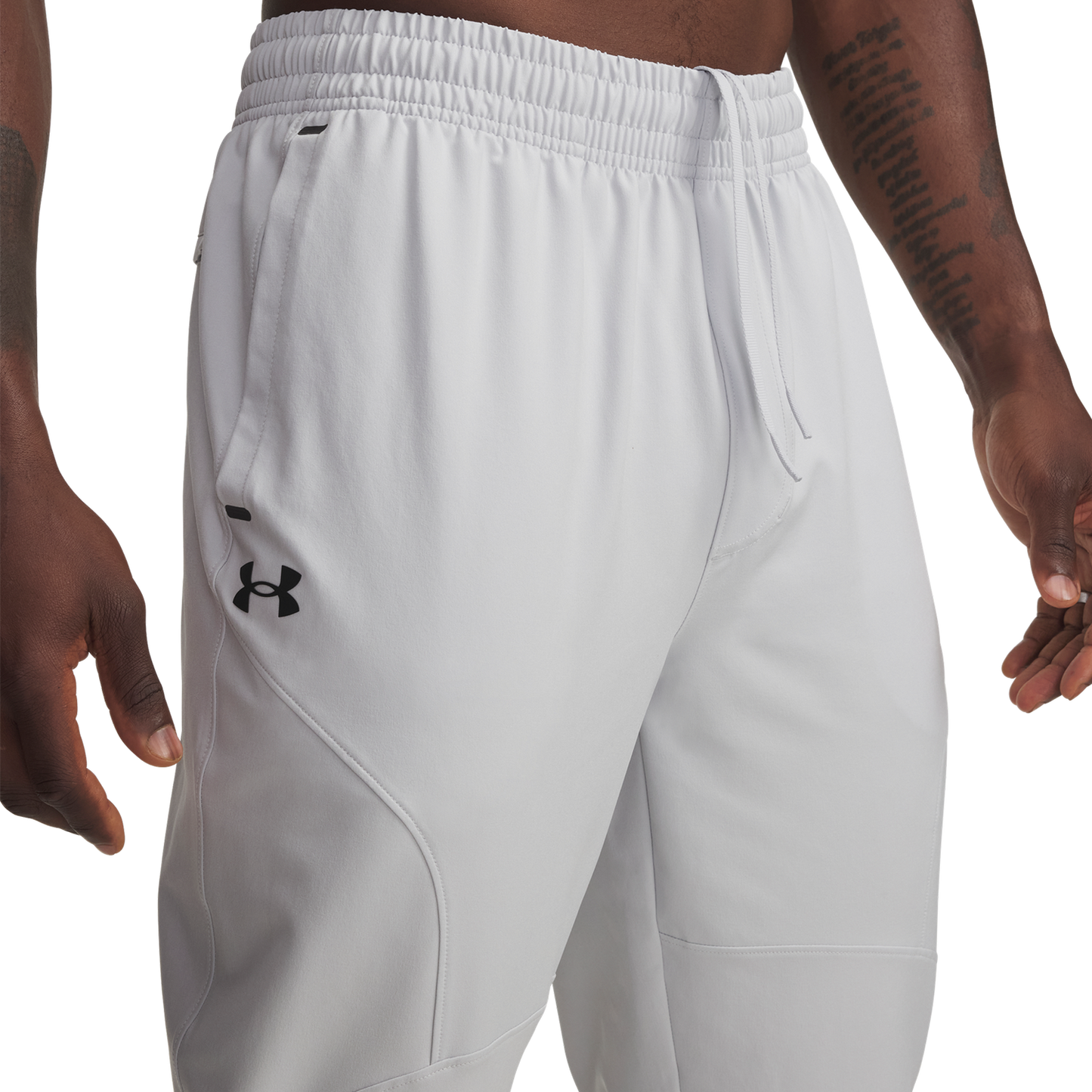 Under Armour Unstoppable Tapered Pants - Men's - Black/Halo Gray