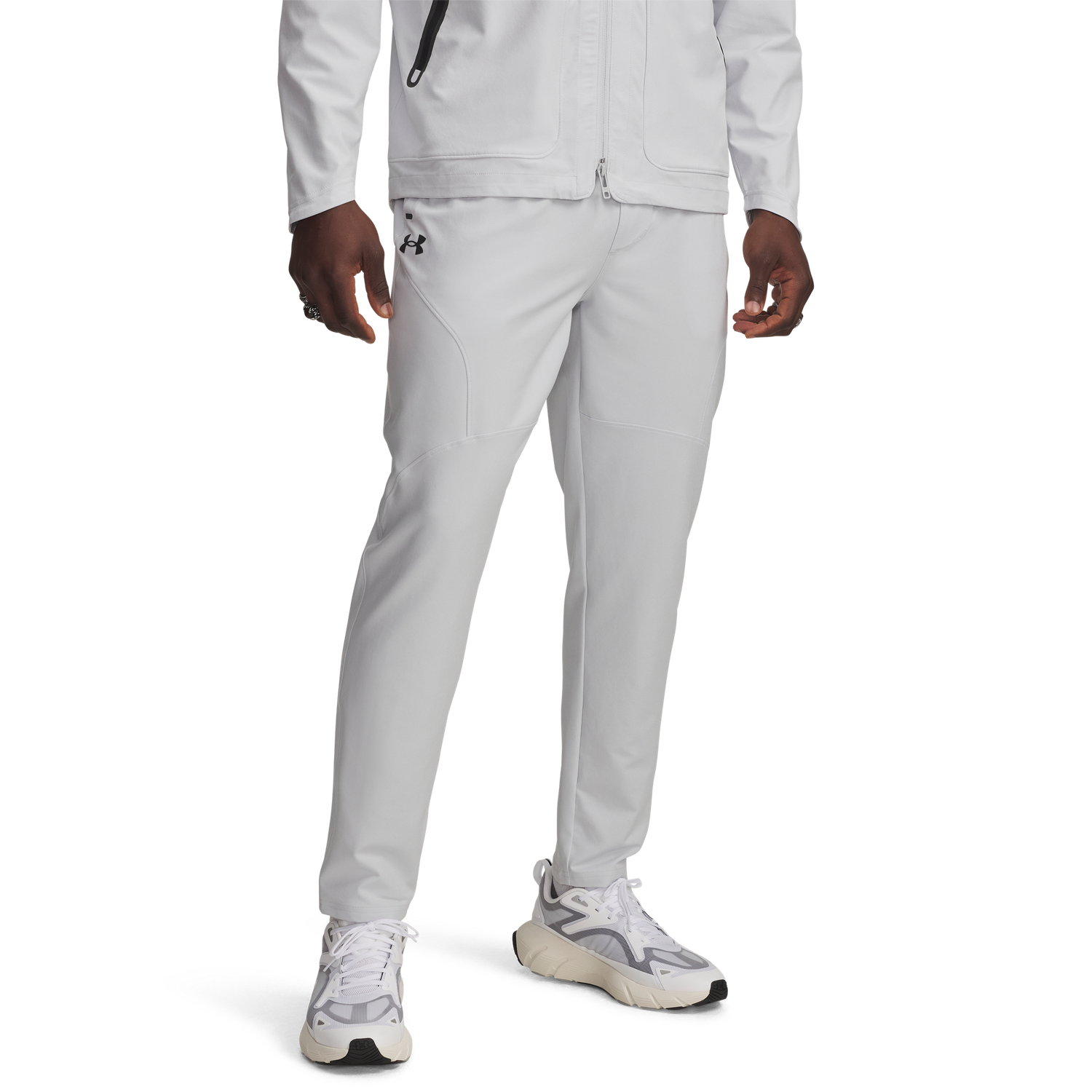 Under Armour Unstoppable Tapered Pants - Men's - Black/Halo Gray