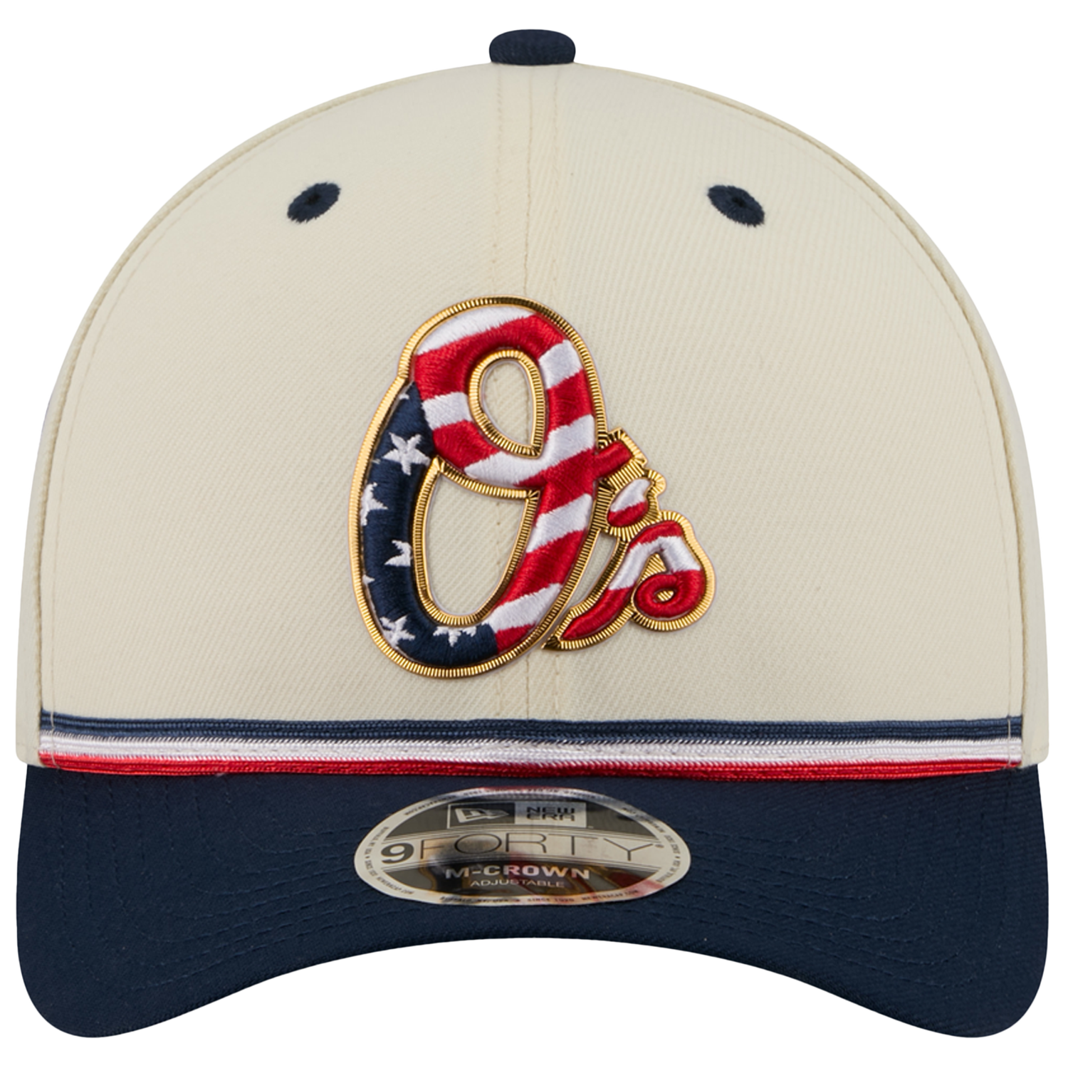 New Era Orioles MLB26 July 4 940MC Cap - Men's - Blue/Red/Tan