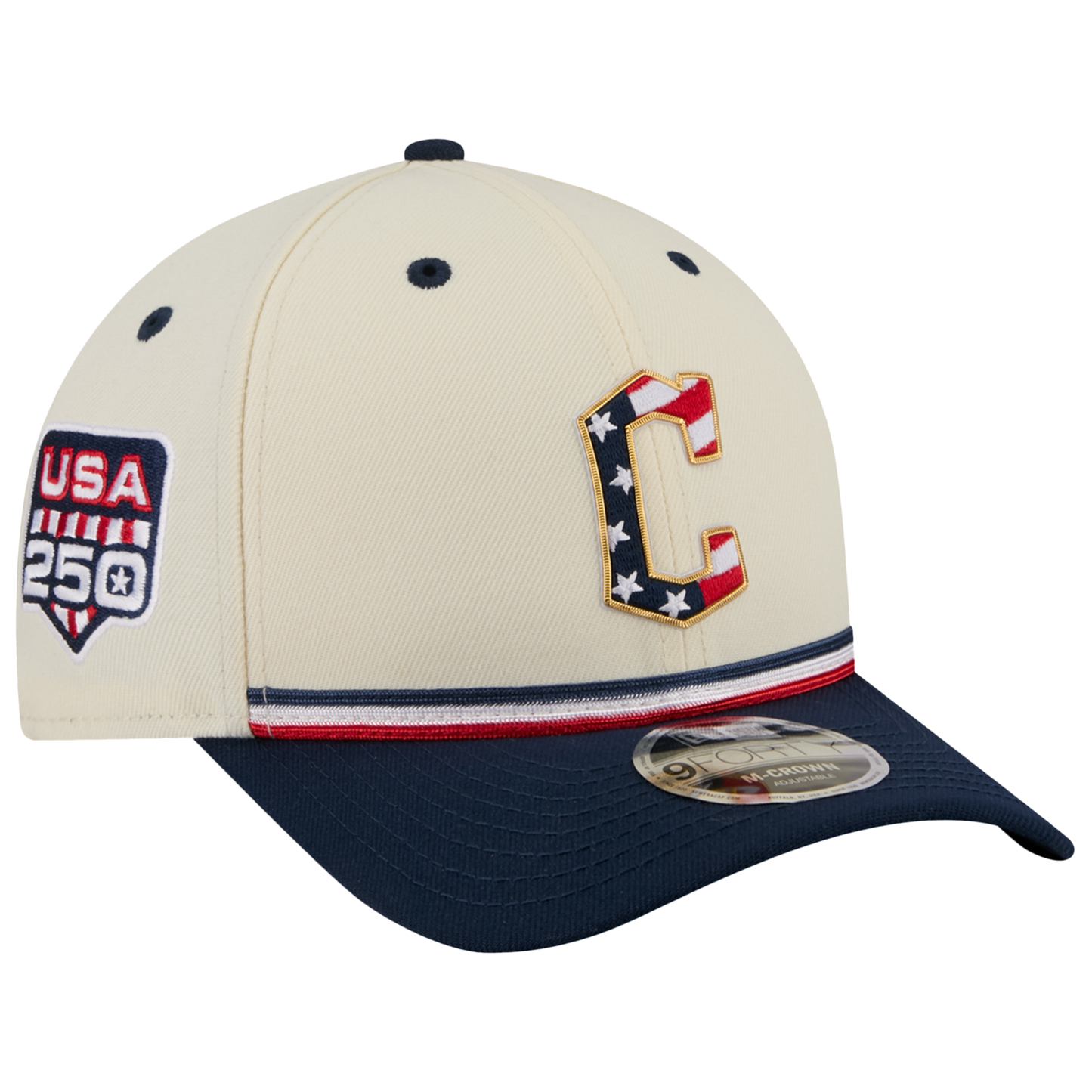 New Era Guardians MLB26 July 4 940MC Cap - Men's - Tan/Blue/Red
