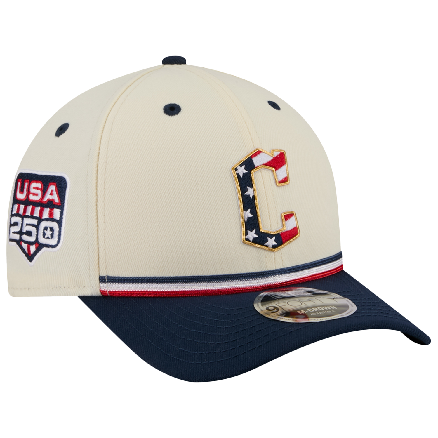 New Era Guardians MLB26 July 4 940MC Cap - Men's - Tan/Blue/Red