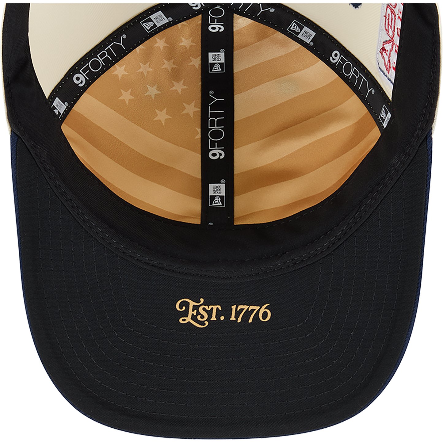 New Era Rockies MLB26 July 4 940MC Cap - Men's - Blue/Red/Tan