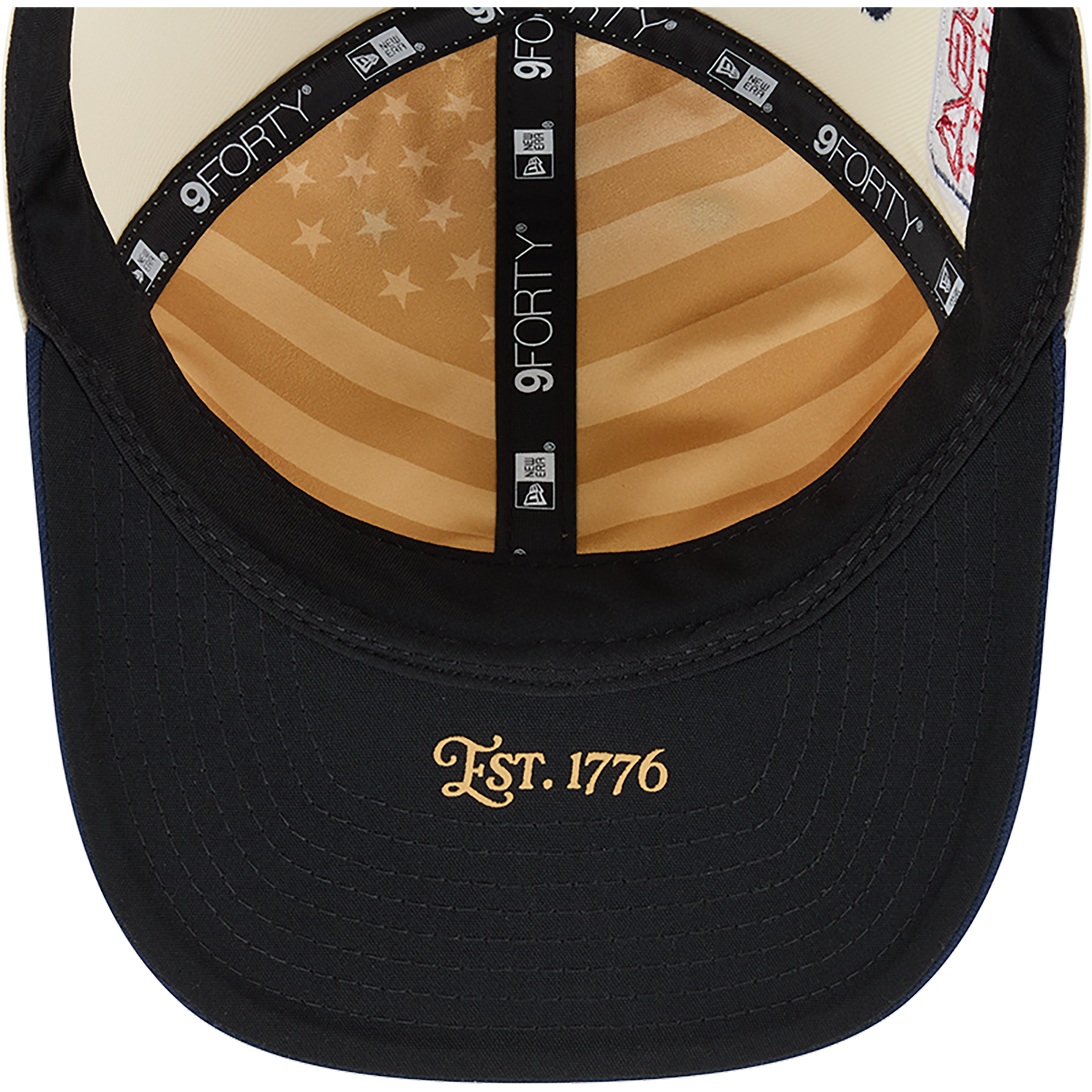 New Era Rockies MLB26 July 4 940MC Cap - Men's - Blue/Red/Tan