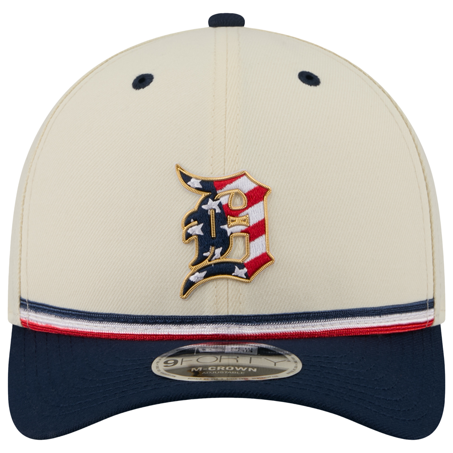 New Era Tigers MLB26 July 4 940MC Cap - Men's - Red/Tan/Blue