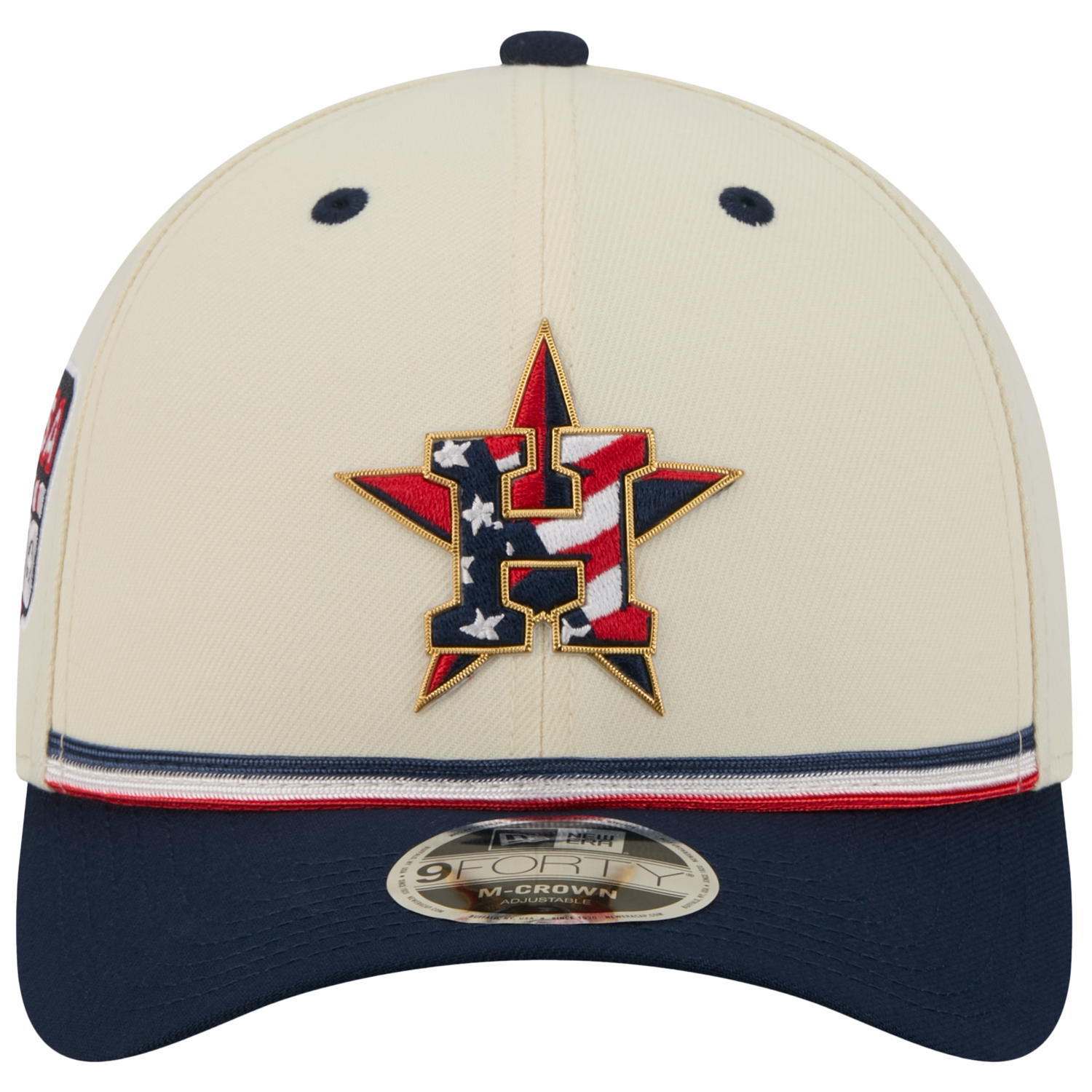 New Era Astros MLB26 July 4 940MC Cap - Men's - Blue/Red/Tan