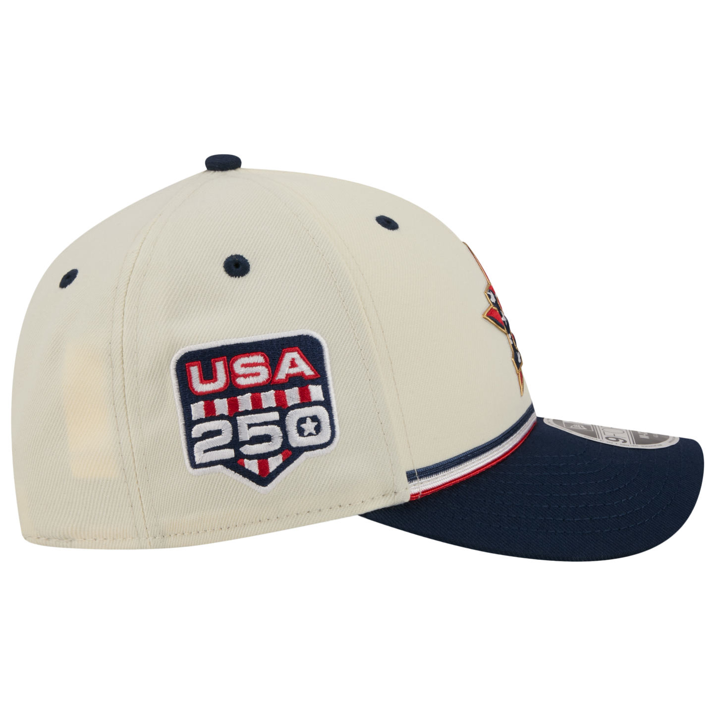New Era Astros MLB26 July 4 940MC Cap - Men's - Blue/Red/Tan
