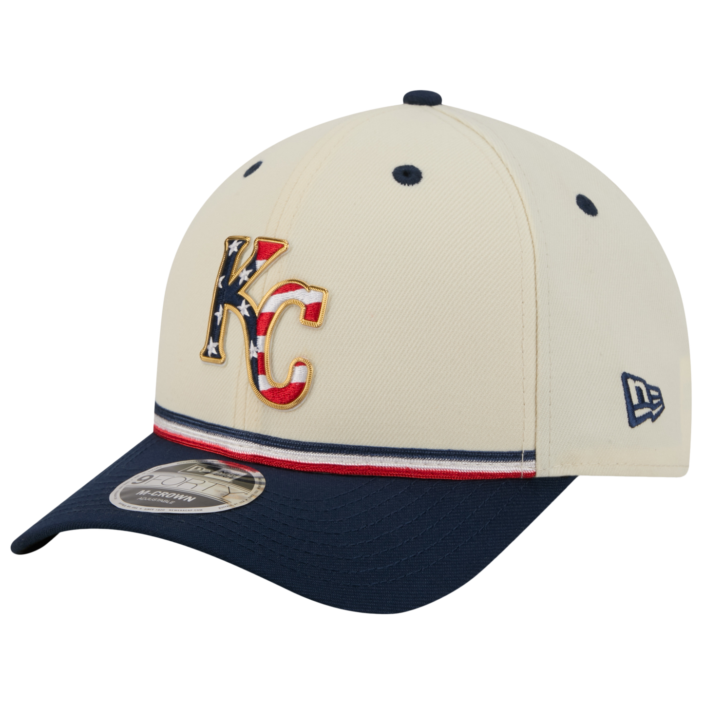 New Era Royals MLB26 July 4 940MC Cap - Men's - Red/Tan/Blue