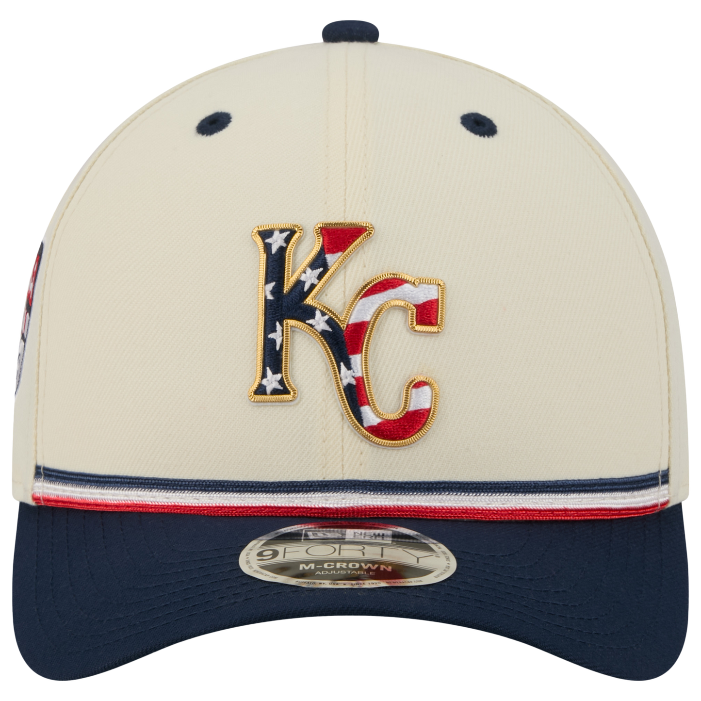 New Era Royals MLB26 July 4 940MC Cap - Men's - Red/Tan/Blue