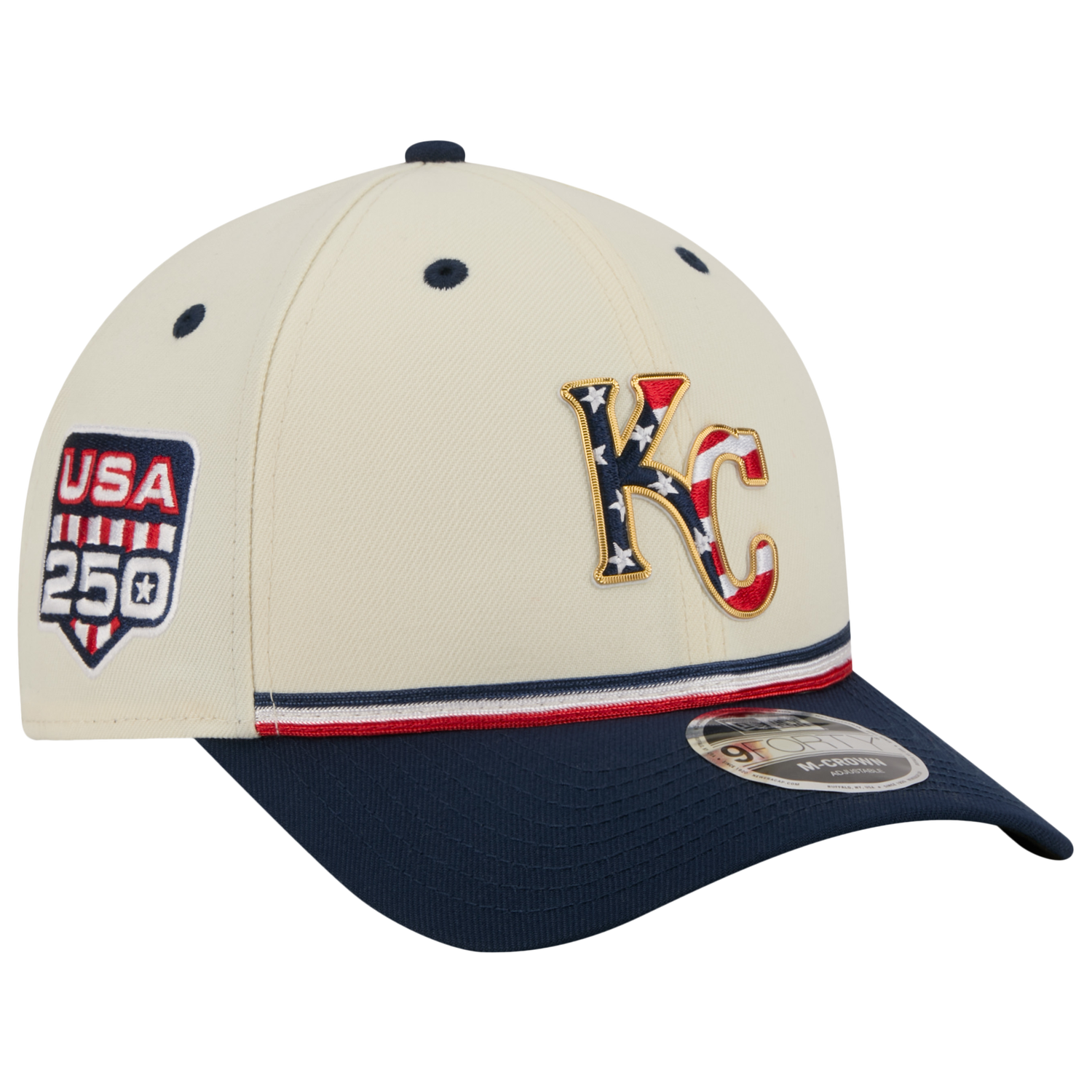 New Era Royals MLB26 July 4 940MC Cap - Men's - Red/Tan/Blue