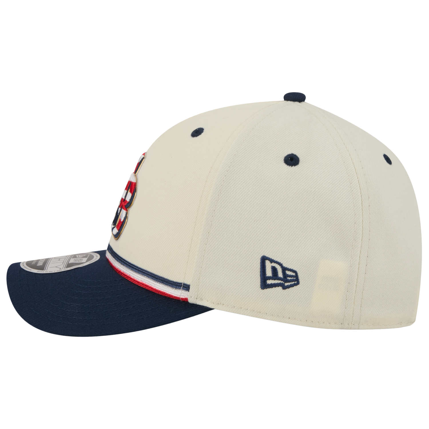 New Era Rays MLB26 July 4 940MC Cap - Men's - Tan/Red/Blue