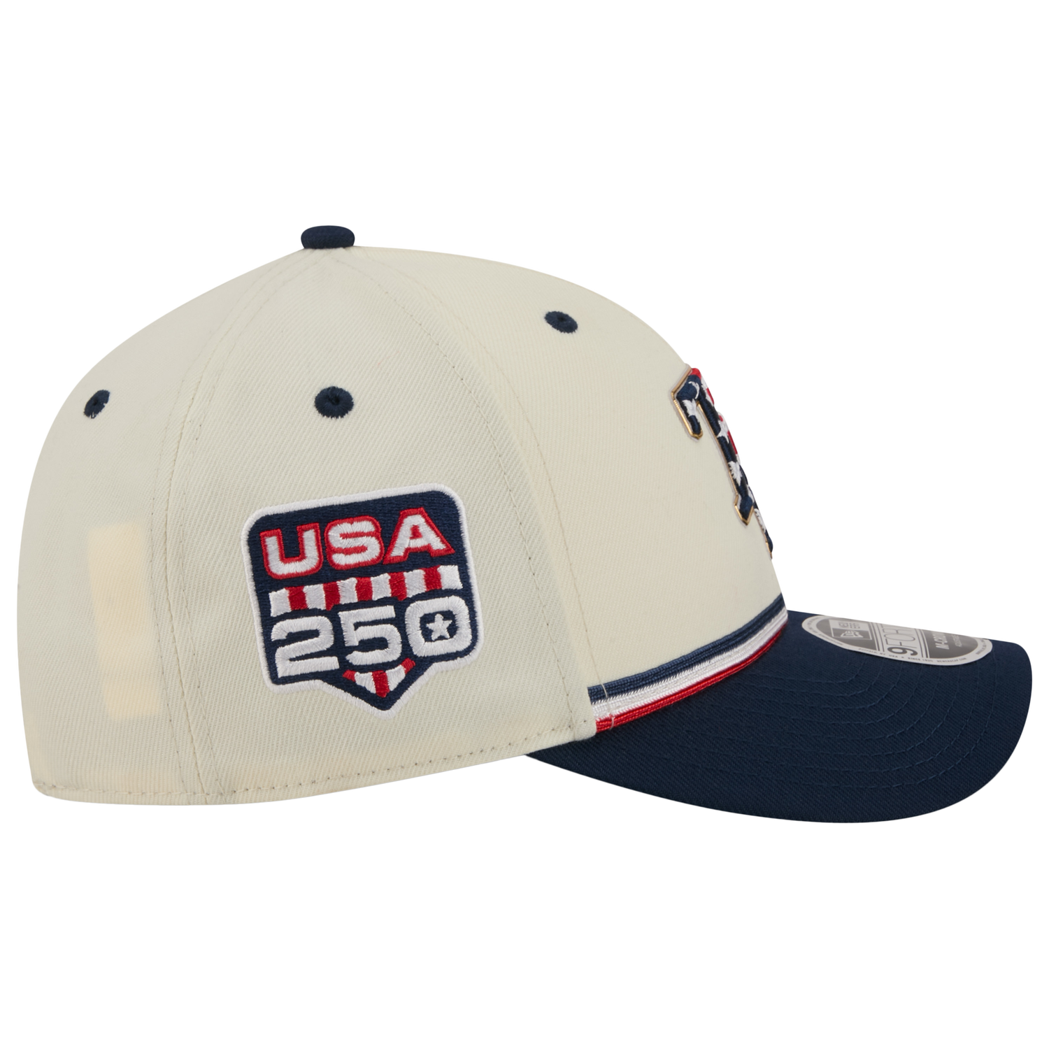 New Era Rays MLB26 July 4 940MC Cap - Men's - Tan/Red/Blue