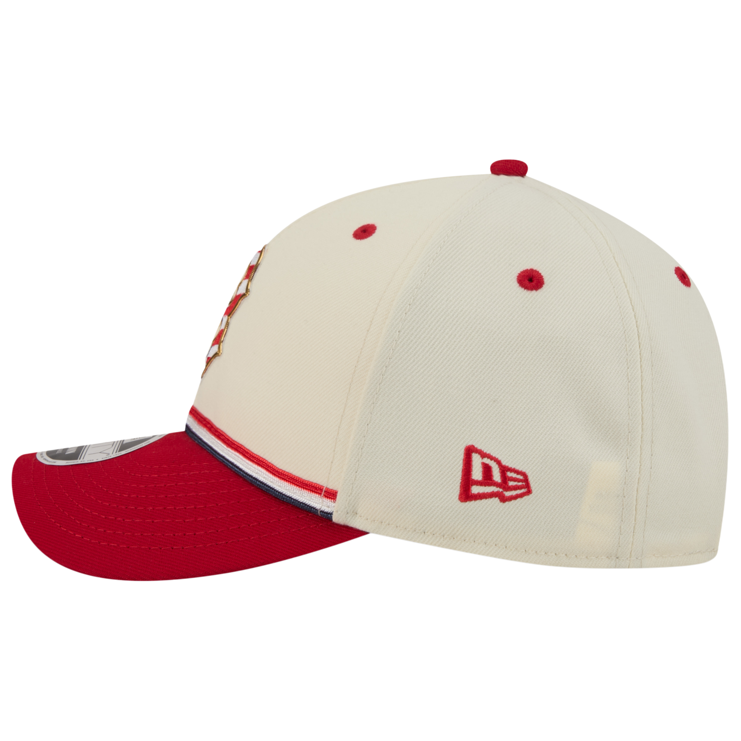 New Era Red Sox MLB26 July 4 940MC Cap - Men's - Tan/Blue/Red