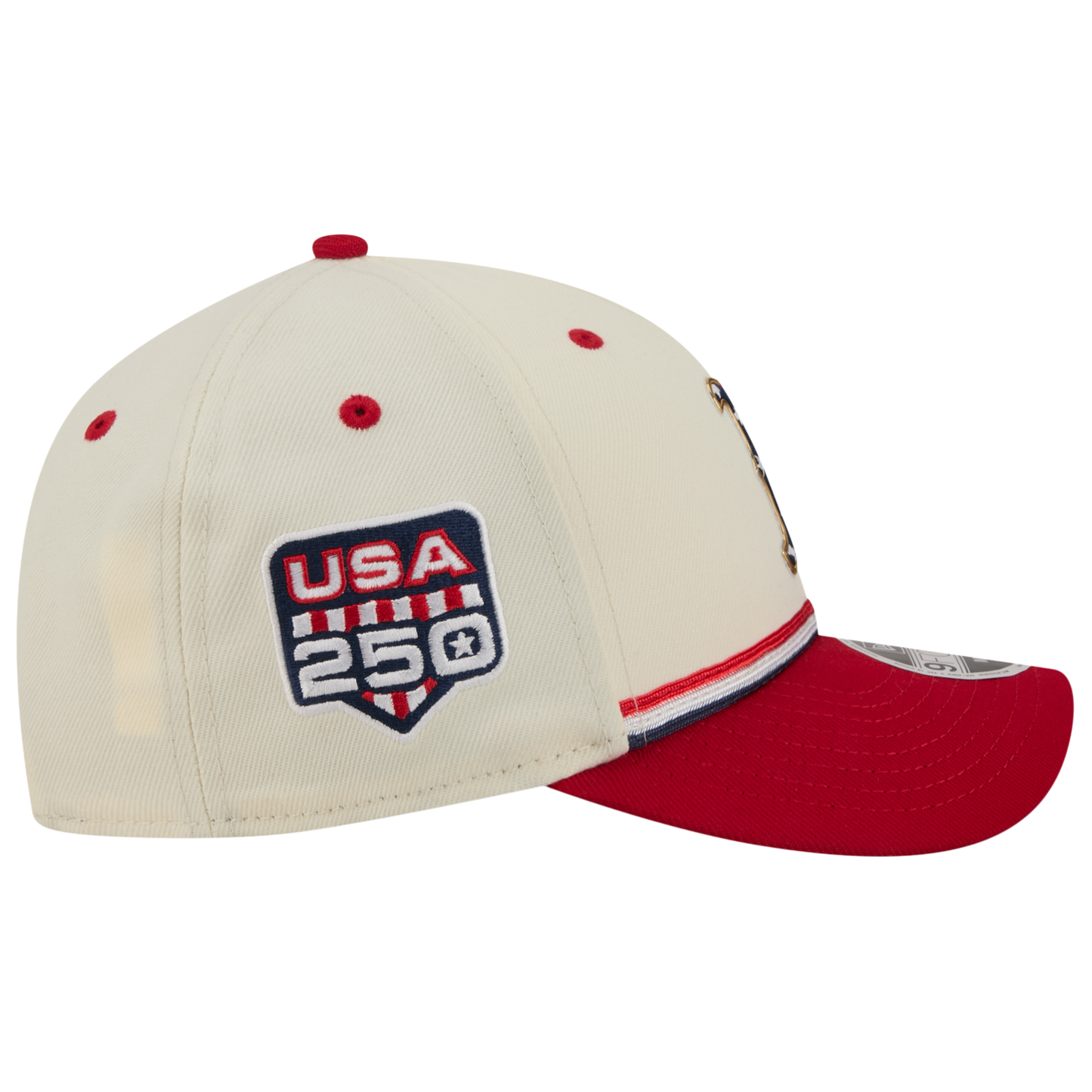 New Era Red Sox MLB26 July 4 940MC Cap - Men's - Tan/Blue/Red