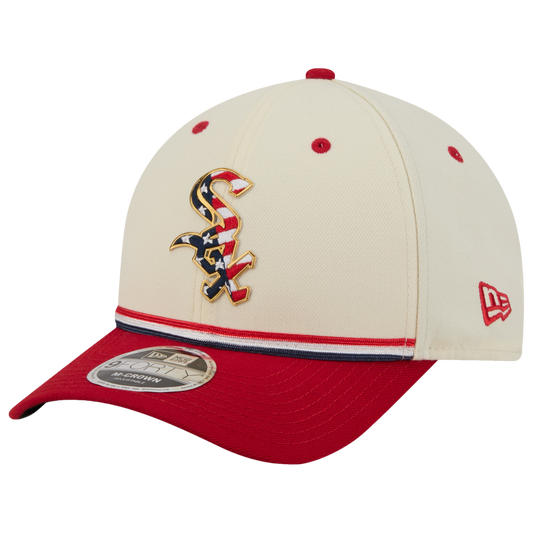 New Era White Sox MLB26 July 4 940MC Cap - Men's - Tan/Blue/Red