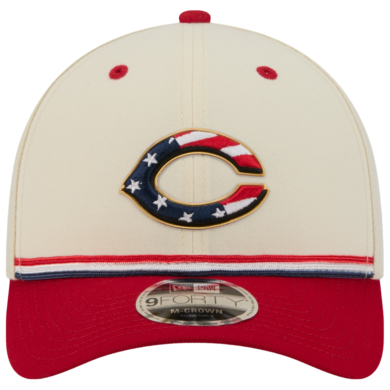 New Era Reds MLB26 July 4 940MC Cap - Men's - Blue/Red/Tan