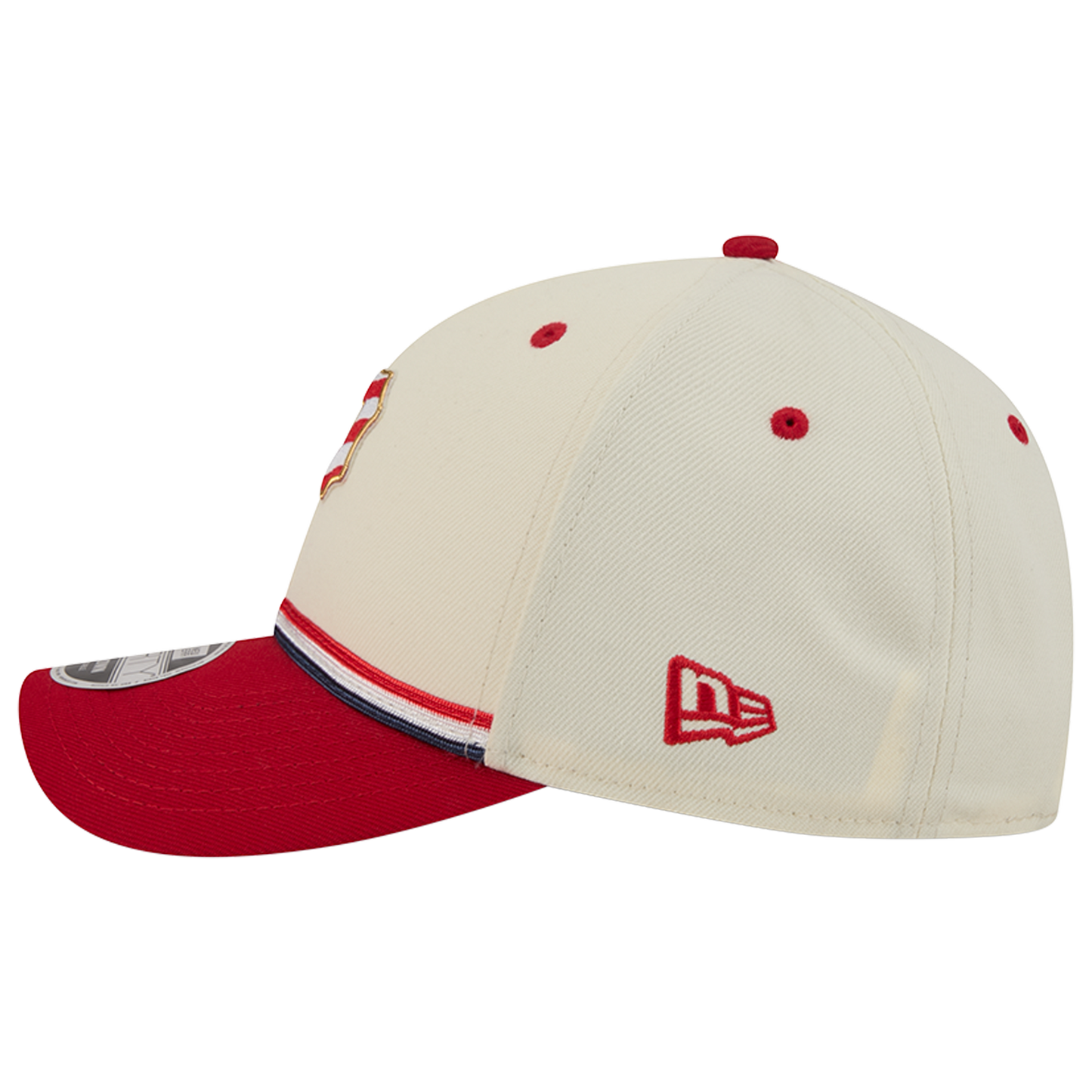 New Era Pirates MLB26 July 4 940MC Cap - Men's - Red/Tan/Blue