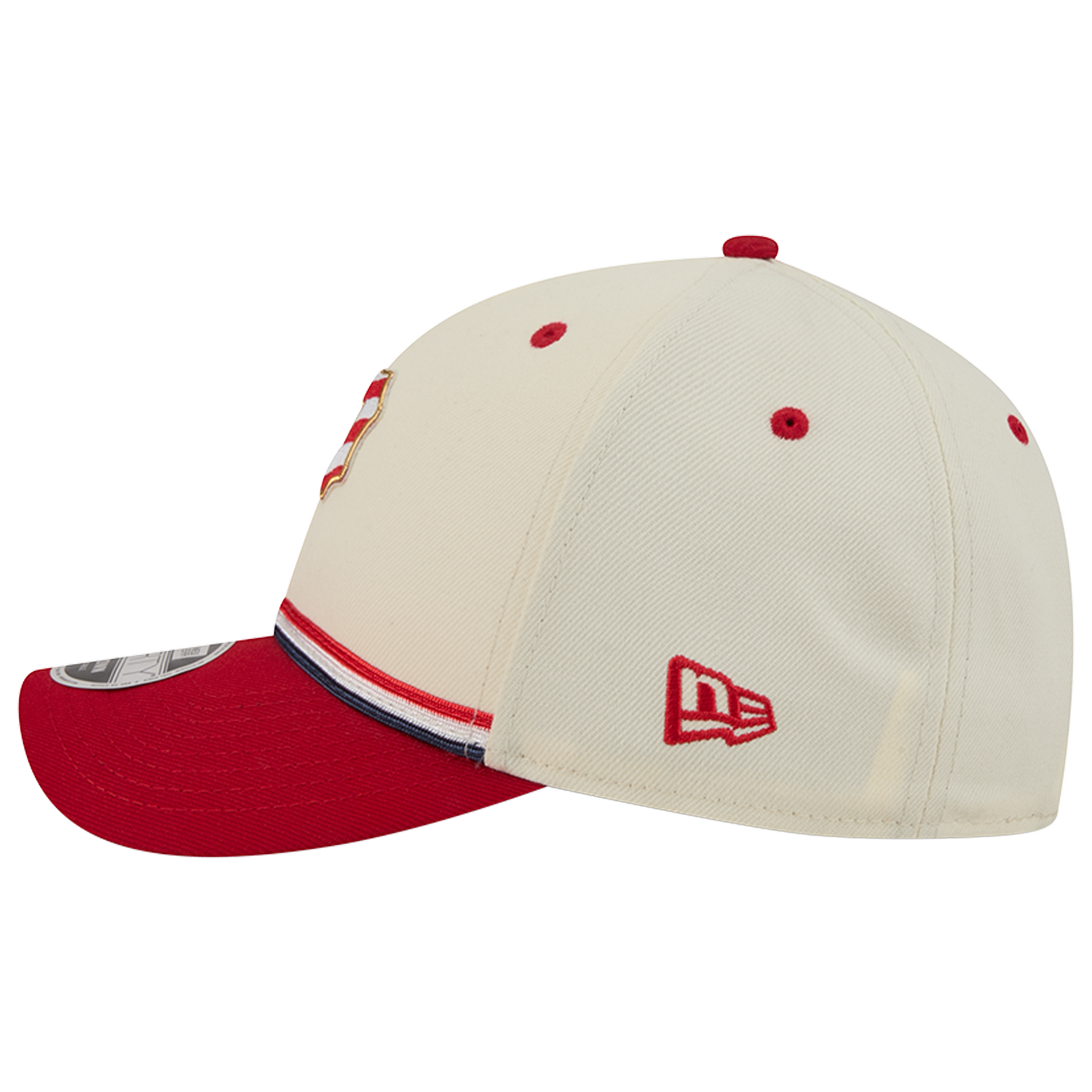 New Era Pirates MLB26 July 4 940MC Cap - Men's - Red/Tan/Blue