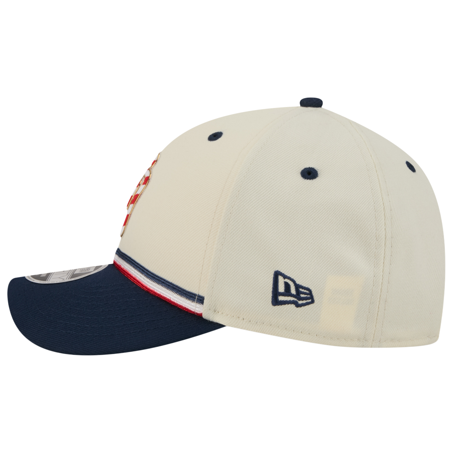 New Era Padres MLB26 July 4 940MC Cap - Men's - Red/Blue/Tan
