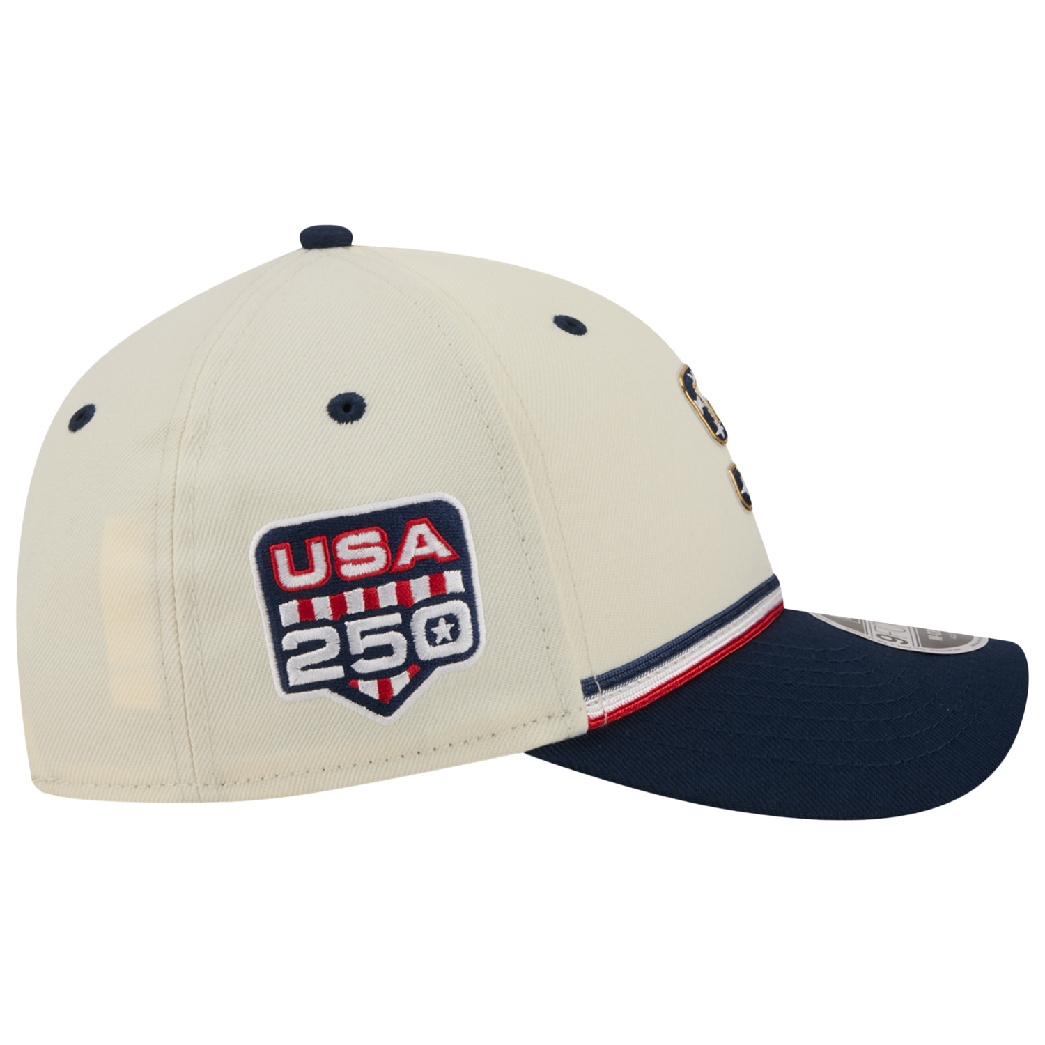 New Era Padres MLB26 July 4 940MC Cap - Men's - Red/Blue/Tan