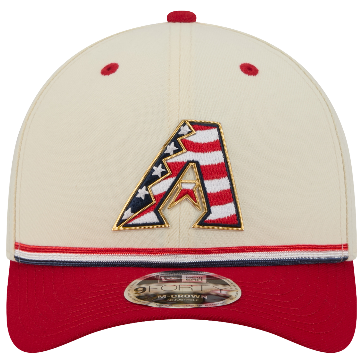 New Era Diamondbacks MLB26 July 4 940MC Cap - Men's - Blue/Red/Tan