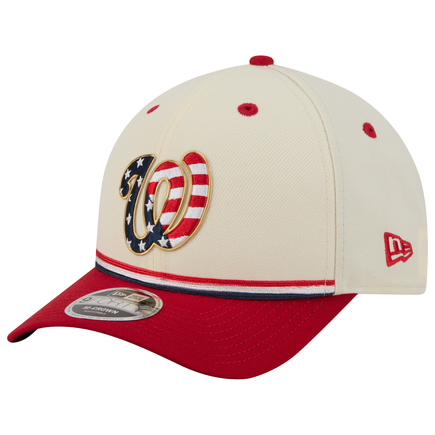 New Era Nationals MLB26 July 4 940MC Cap - Men's - Tan/Blue/Red