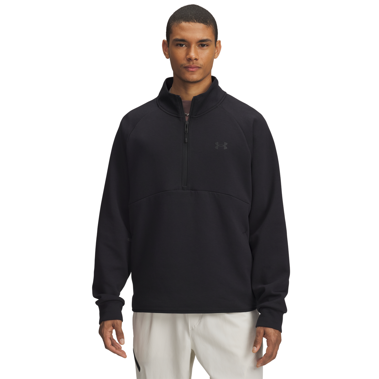 Under Armour Unstoppable Fleece Half-Zip - Men's - Black/Black