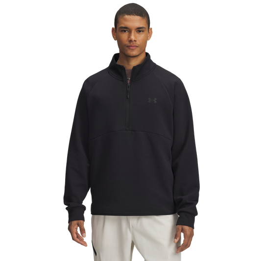 Under Armour Unstoppable Fleece Half-Zip - Men's - Black/Black