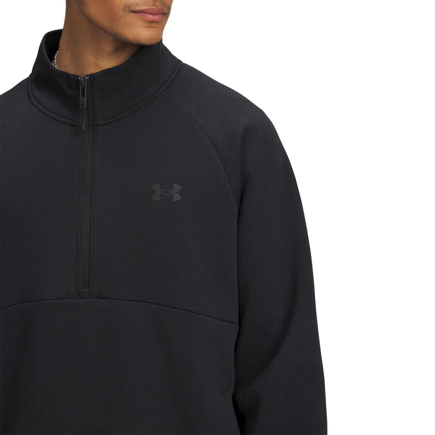 Under Armour Unstoppable Fleece Half-Zip - Men's - Black/Black