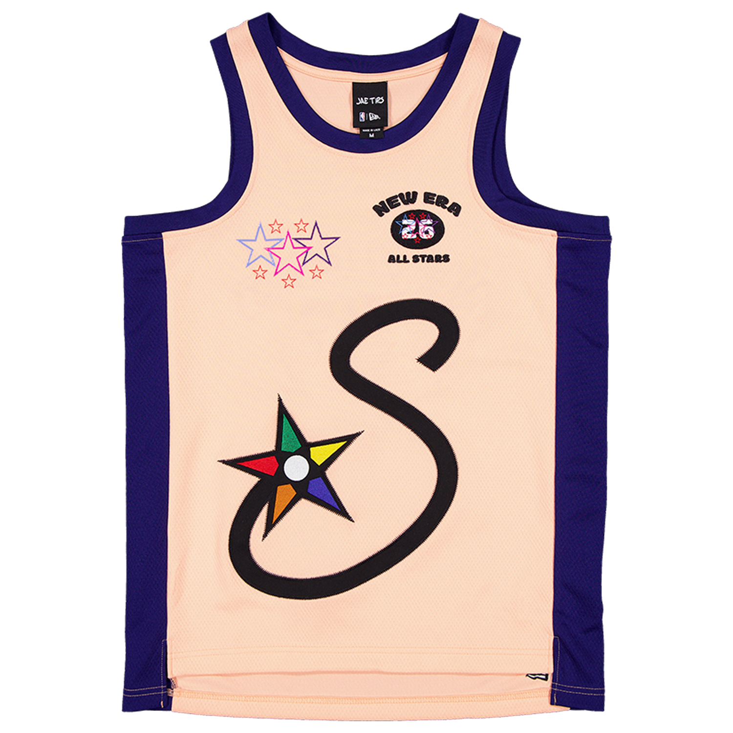 New Era Jae Tips X NBA All-Star Game Jersey - Men's - Multi/Pastel Orange