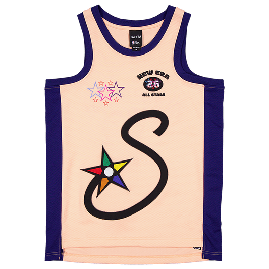 New Era Jae Tips X NBA All-Star Game Jersey - Men's - Multi/Pastel Orange