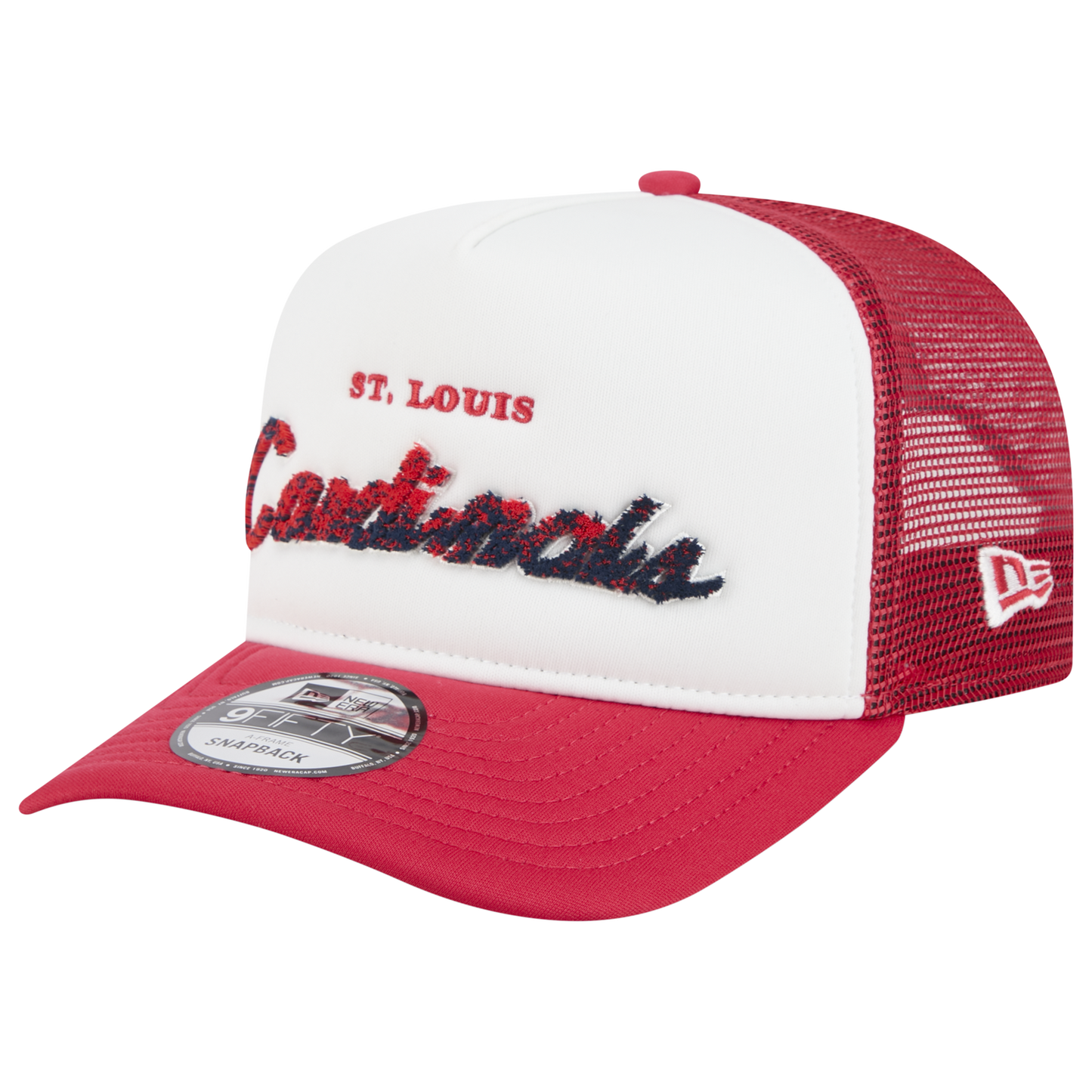 New Era Cardinals F1 9FIFTY A-Frame Cap - Men's - Red/Chalk White
