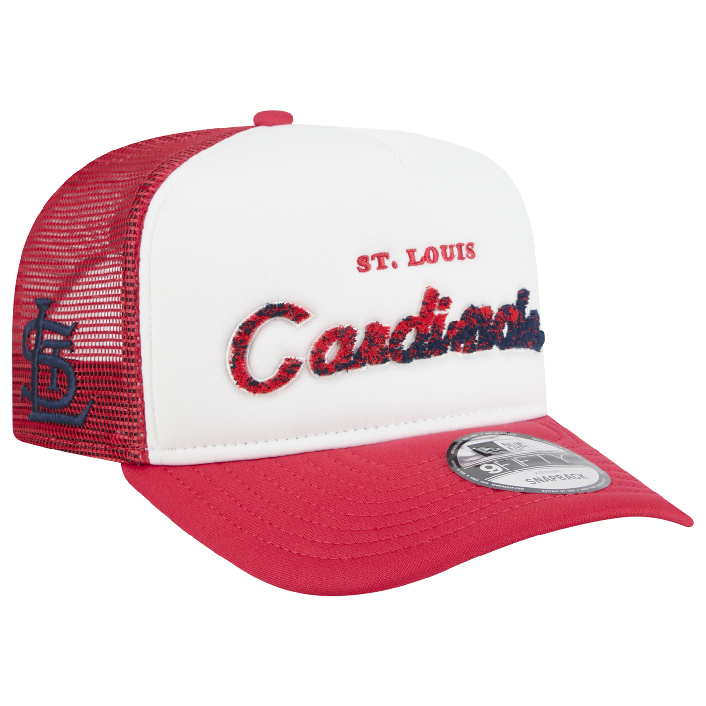 New Era Cardinals F1 9FIFTY A-Frame Cap - Men's - Red/Chalk White
