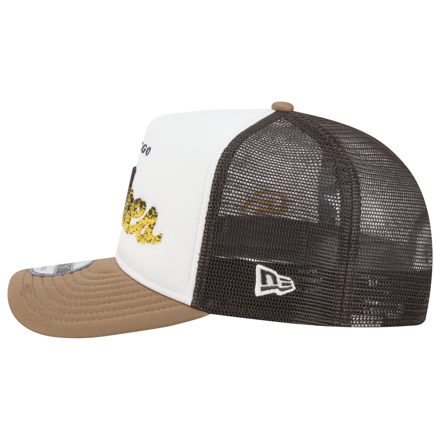New Era Padres F1 9FIFTY A-Frame Cap - Men's - Brown/Chalk White