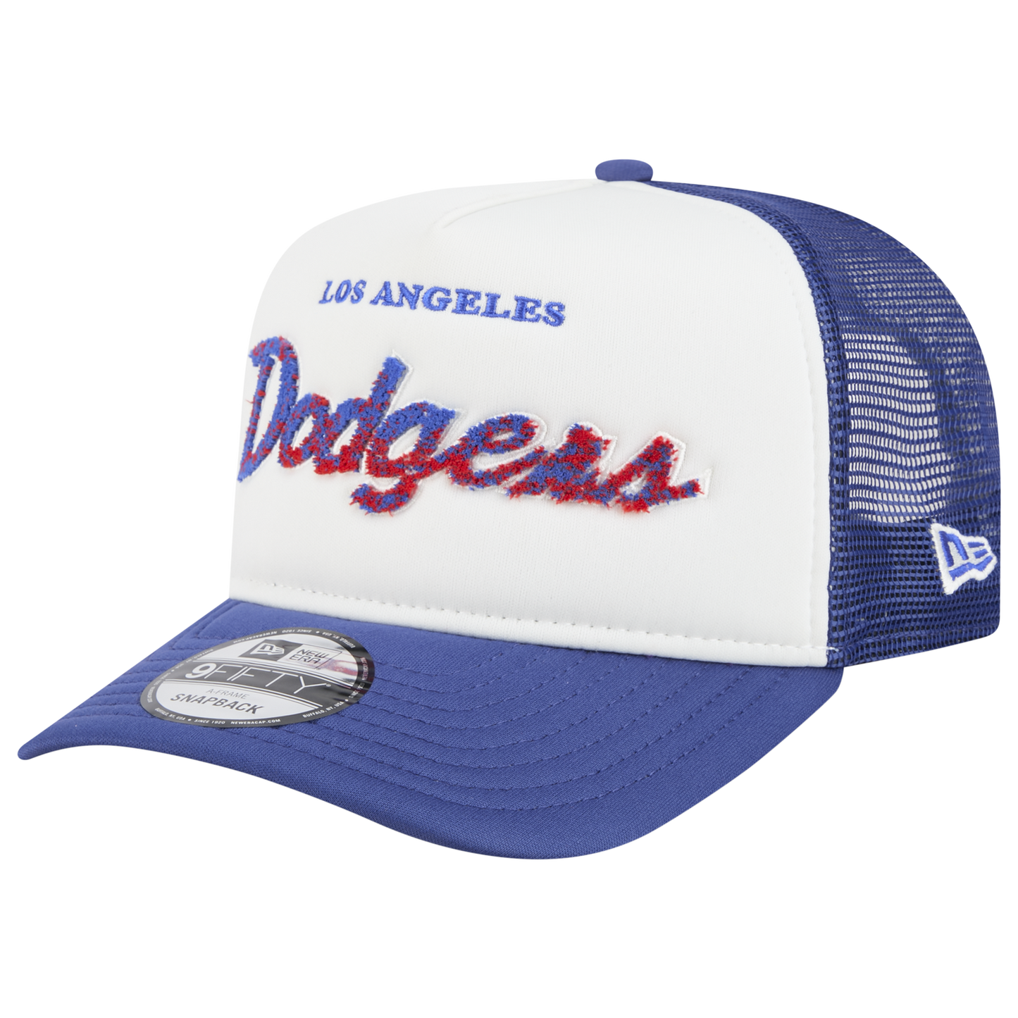 New Era Dodgers F1 9FIFTY A-Frame Cap - Men's - Chalk White/Blue