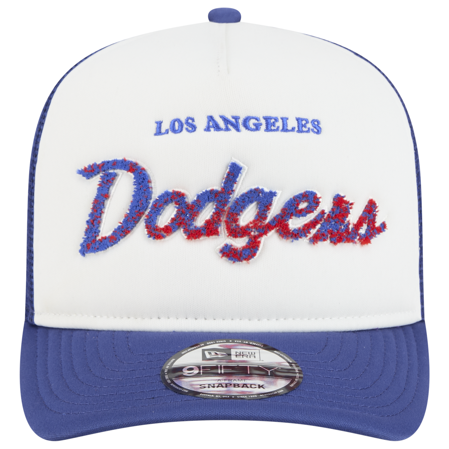 New Era Dodgers F1 9FIFTY A-Frame Cap - Men's - Chalk White/Blue