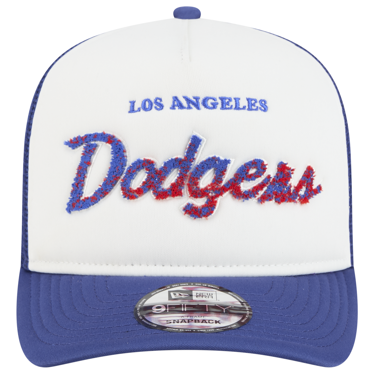 New Era Dodgers F1 9FIFTY A-Frame Cap - Men's - Chalk White/Blue
