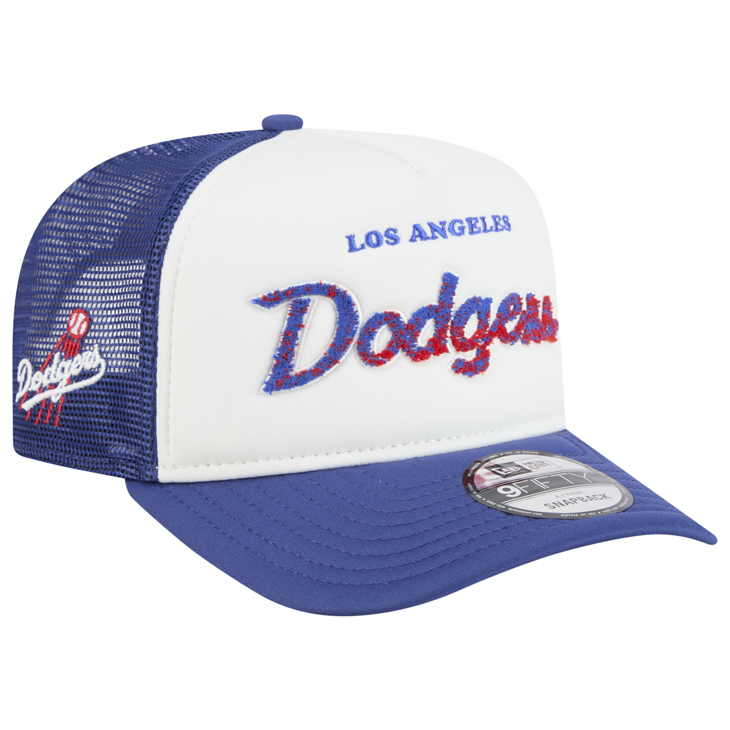 New Era Dodgers F1 9FIFTY A-Frame Cap - Men's - Chalk White/Blue