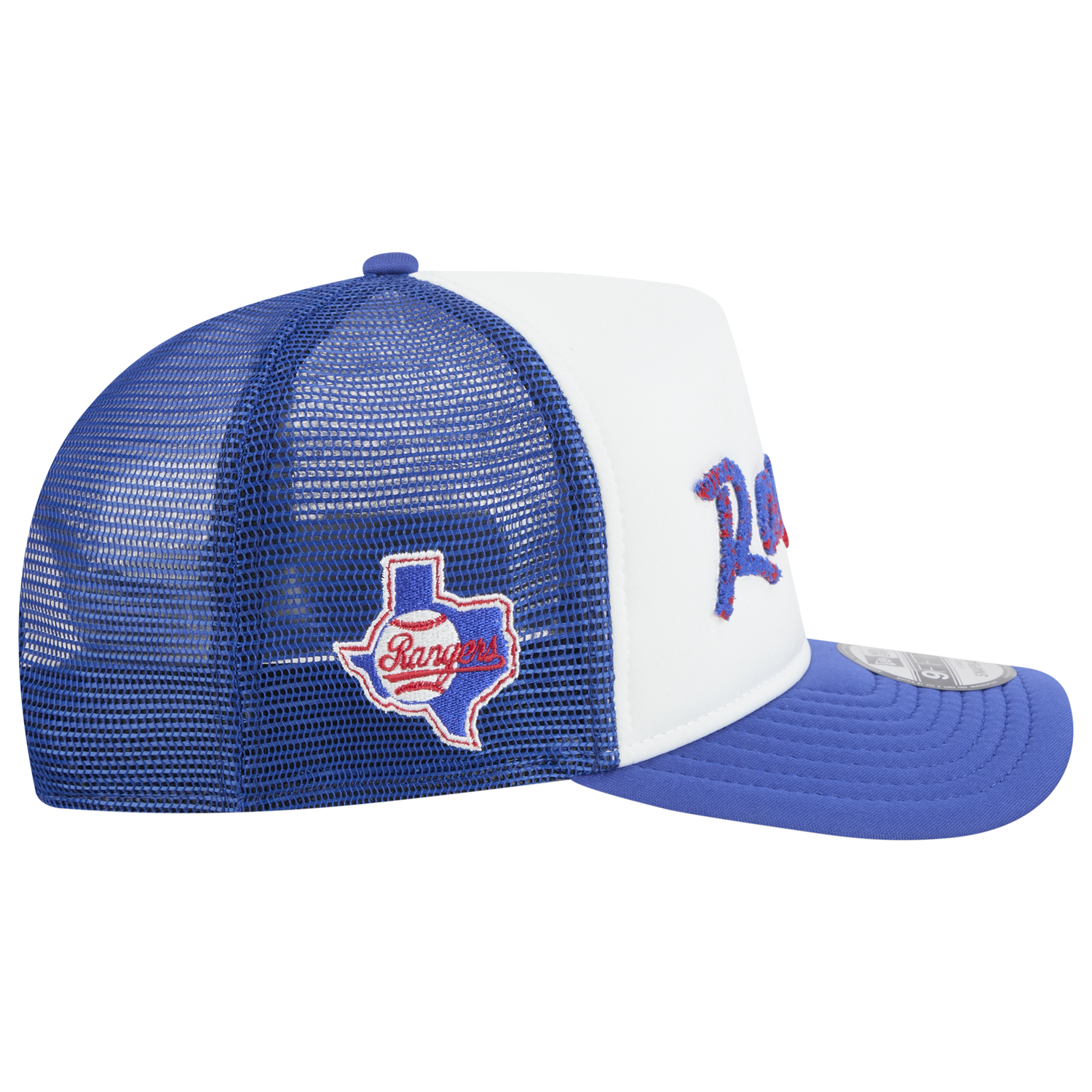 New Era Rangers F1 9FIFTY A-Frame Cap - Men's - Chalk White/Blue