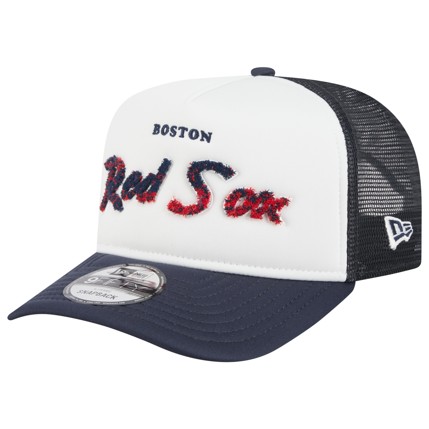 New Era Red Sox F1 9FIFTY A-Frame Cap - Men's - Chalk White/Navy