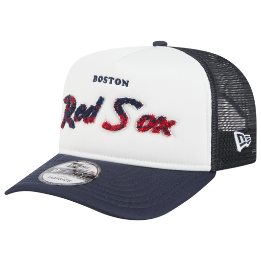 New Era Red Sox F1 9FIFTY A-Frame Cap - Men's - Chalk White/Navy