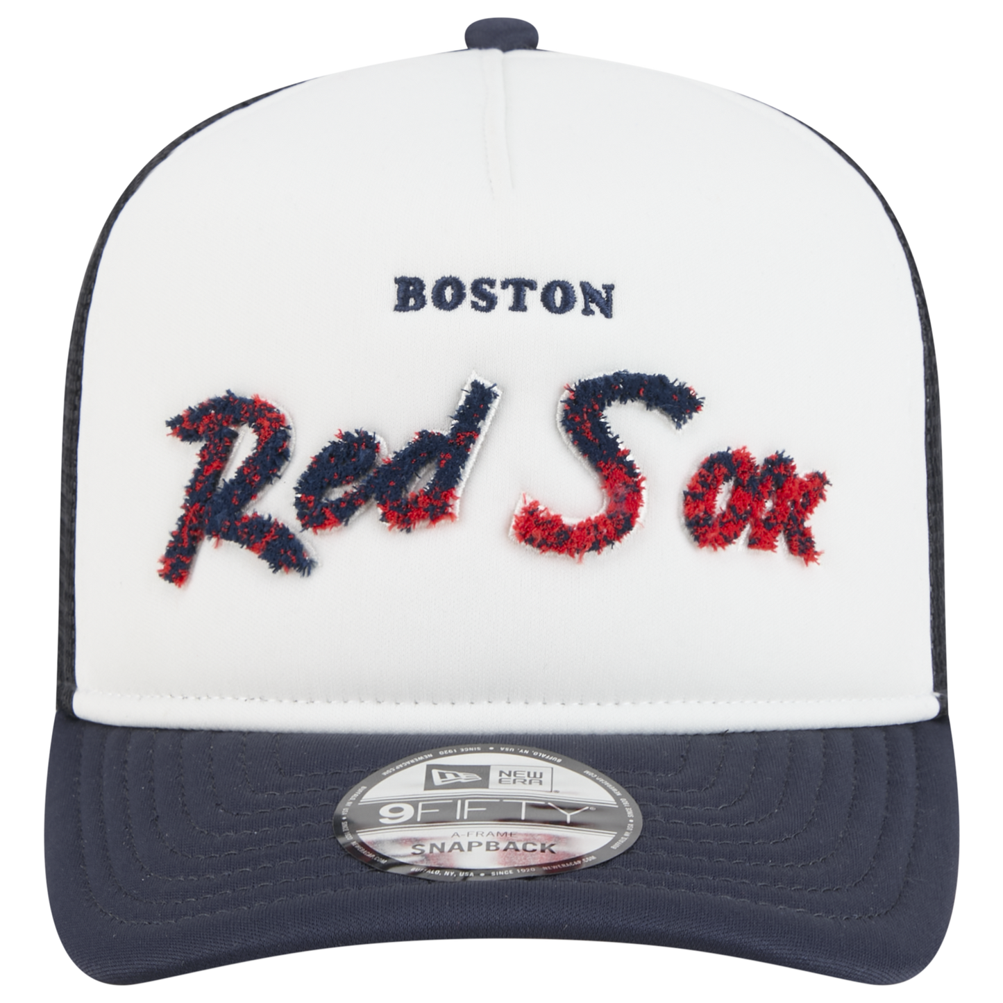 New Era Red Sox F1 9FIFTY A-Frame Cap - Men's - Chalk White/Navy