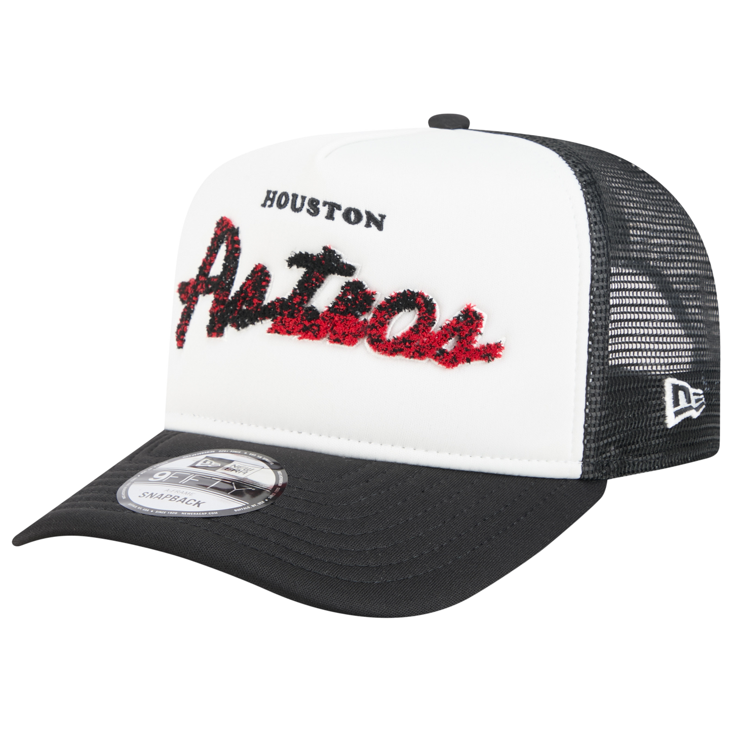 New Era Astros F1 9FIFTY A-Frame Cap - Men's - Black/Chalk White