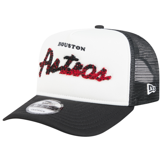 New Era Astros F1 9FIFTY A-Frame Cap - Men's - Black/Chalk White