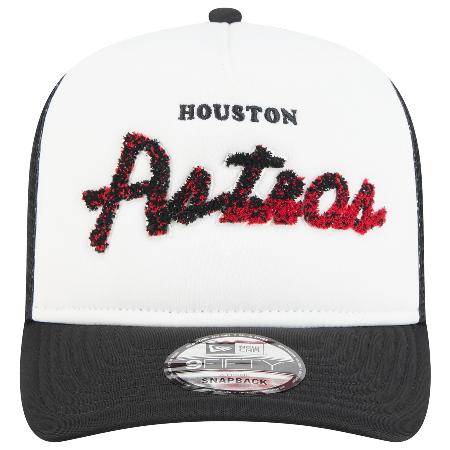 New Era Astros F1 9FIFTY A-Frame Cap - Men's - Black/Chalk White