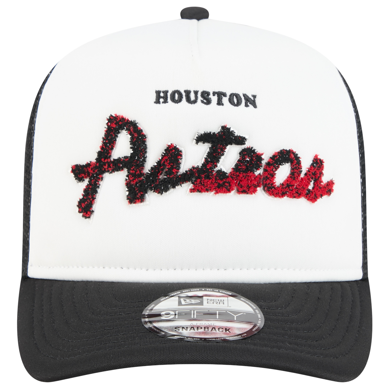 New Era Astros F1 9FIFTY A-Frame Cap - Men's - Black/Chalk White