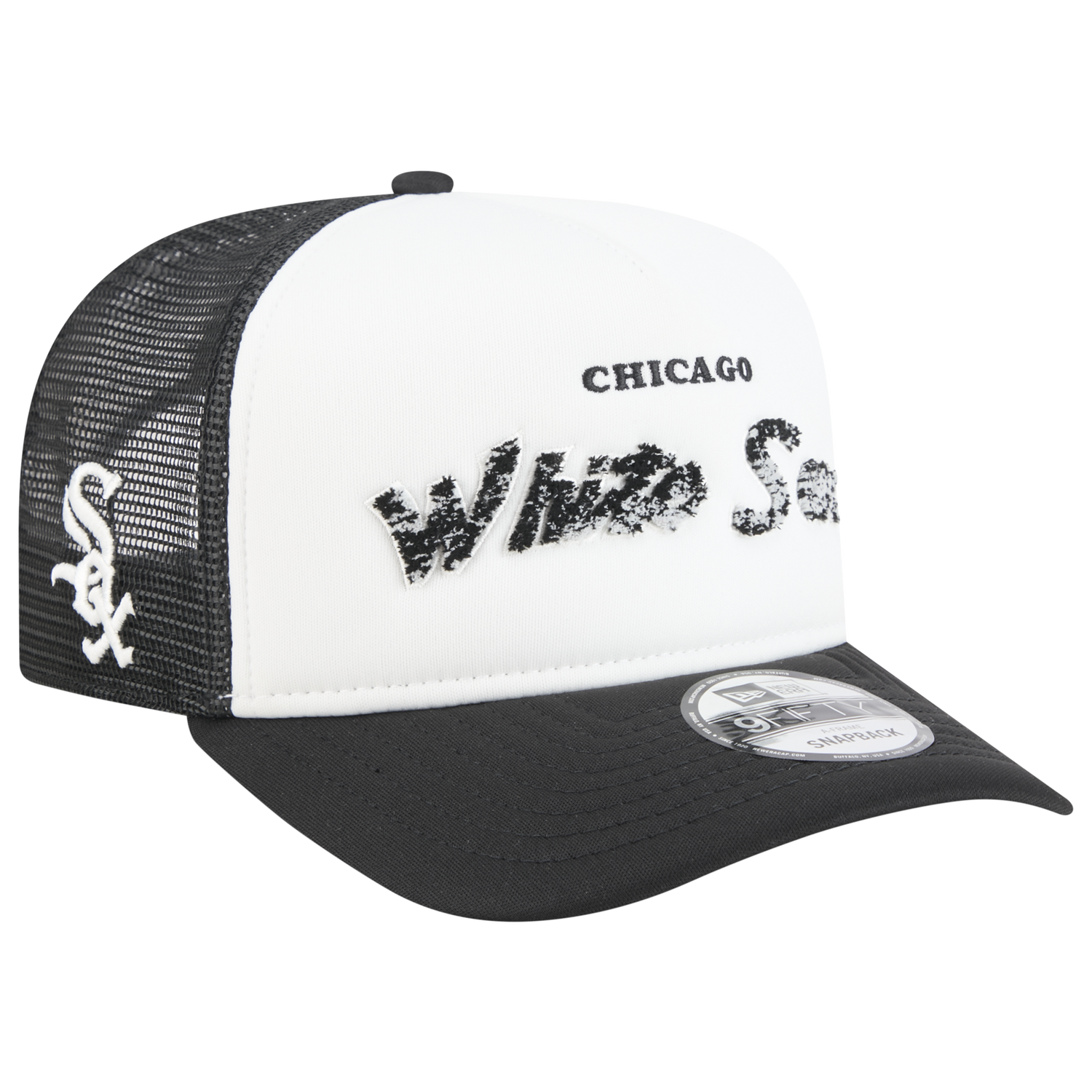 New Era White Sox F1 9FIFTY A-Frame Cap - Men's - Chalk White/Black