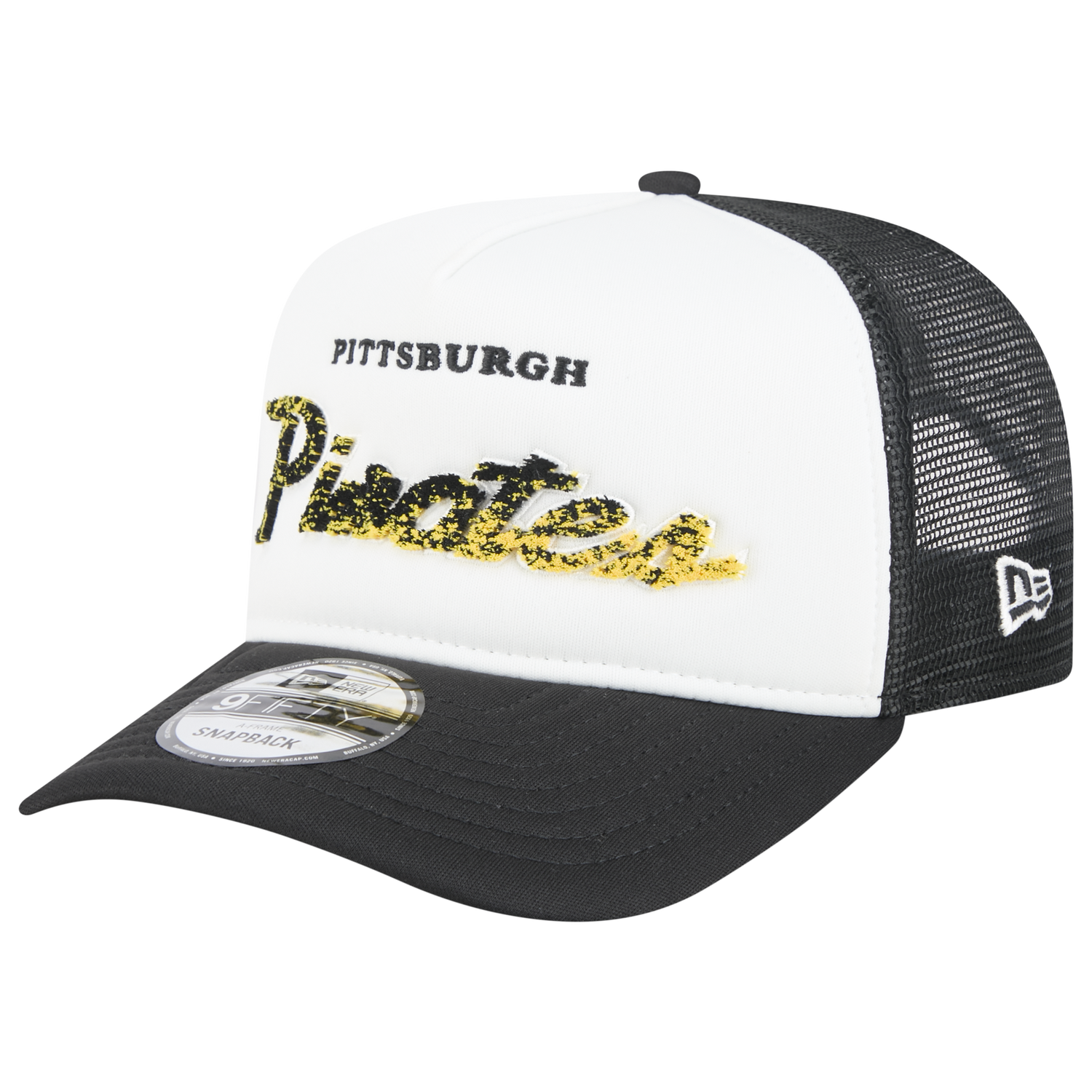 New Era Pirates F1 9FIFTY A-Frame Cap - Men's - Black/Chalk White