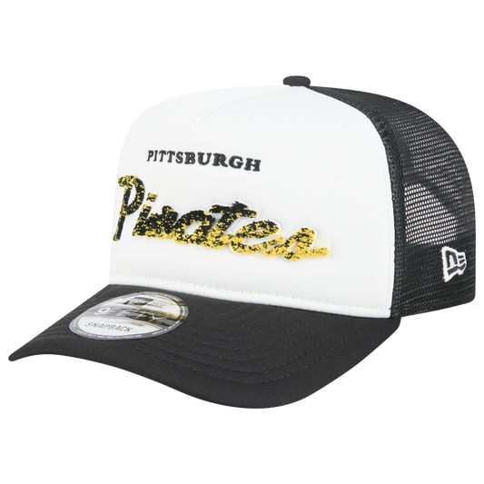 New Era Pirates F1 9FIFTY A-Frame Cap - Men's - Black/Chalk White