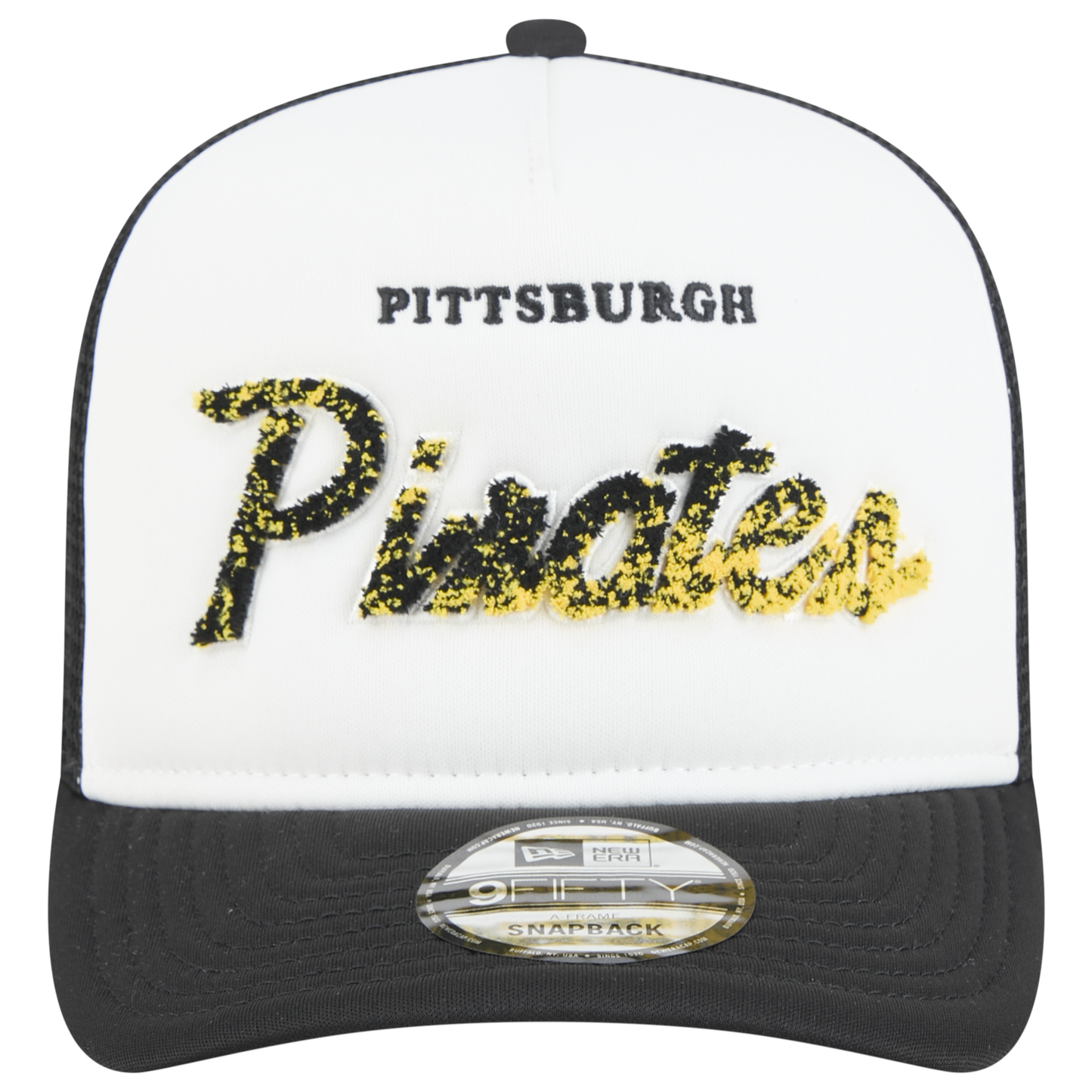 New Era Pirates F1 9FIFTY A-Frame Cap - Men's - Black/Chalk White